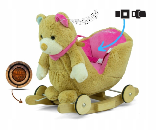 Drevený BEAR Bujak Ride On hojdacia ZVUKY