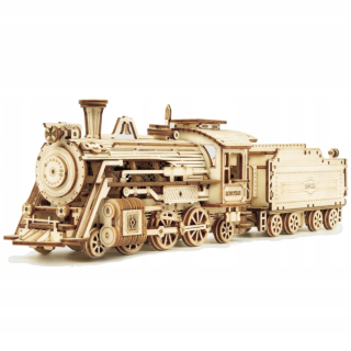 Drevený Model Train Storage Educational Toy