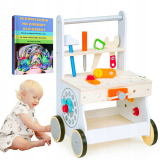 DREVENÝ VOZÍK posúvacie dielenské náradie ECOTOYS