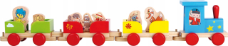Drevený TRAIN COLOR PRE DETI