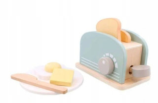 Drevený toaster pre deti hračka