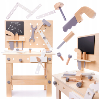 WOOD dielňa pre deti s veľkým TOOLS