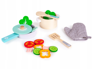 Drevené varenie kit Kvetináče 16 El Ecotoys