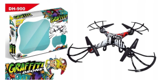 DRON DH900 RC FPV CAMERA Fi BIG 3x AKU GRAFFITI