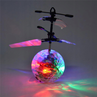 Dron riadeného lietania disco guľa