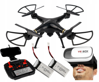 DRON TD08 s WiFi Camera + VR okuliare živom náhľade