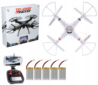 DRON S WiFi VR náhľadu fotoaparátu TD06 + BATÉRIE