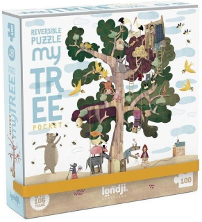 Pocket Tree kartón Puzzle 100 El. Londa