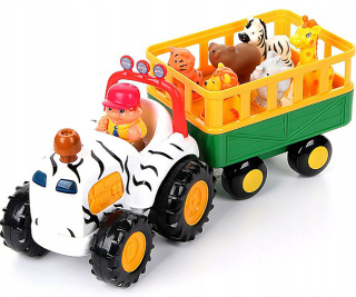Dumel Interactive Safari Tractor hovorí poľsky