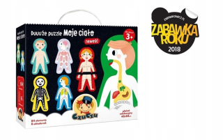 DUUUŻE PUZZLE MY telo, jasný JUNIOR MEDIA