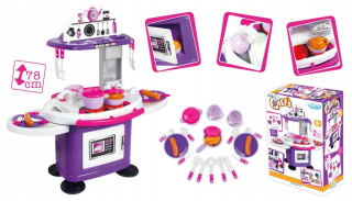 VEĽKÁ KUCHYŇA 78cm PRE DETI 2 DOSKY 26el MOCHTOYS