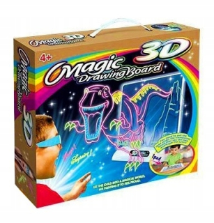 Veľký magic 3D tabuľa na kreslenie pre deti
