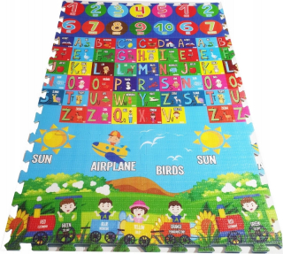Big Mat Penové puzzle 1,5 cm Poľskej Words