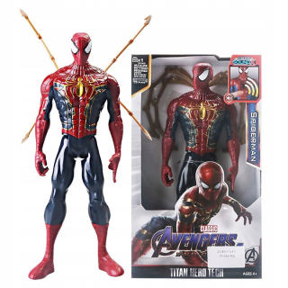 VEĽKÁ POHYBLIVÁ POSTAVA SPIDERMAN 30CM ZVUKOVÉ SVETLO