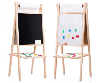 Veľká tabuľa 110cm magnetické kriedy + príslušenstvo