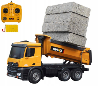 Veľký diaľkové ovládanie sklápač 4x4 RC Metal Strong