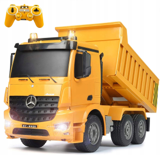 Veľký RC MERCEDES diaľkové ovládanie sklápač + diaľkové ovládanie