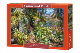Veľký Puzzle Forest Forest Flowers 2000el Castorland