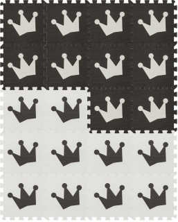 Veľký penové puzzle crown 30x30 20ks