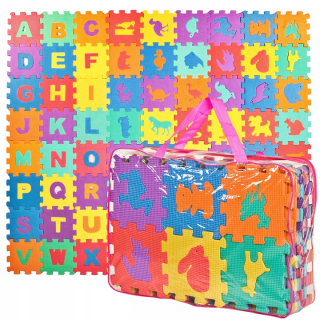 Veľká pena puzzle pena rohože digitálne dige * lit * 72l