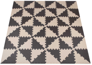 Veľký pena puzzle penová podložka trojuholníky 120 el