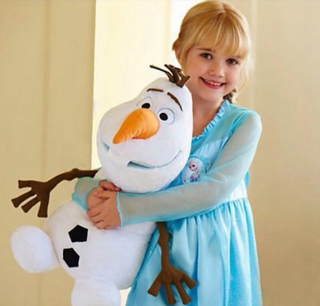 Frozen Elsa - Big Snowman Snowman Olaf Frozen Plyšový medveď 50 cm