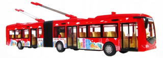 Big Red Riding Autobus zvuky signály