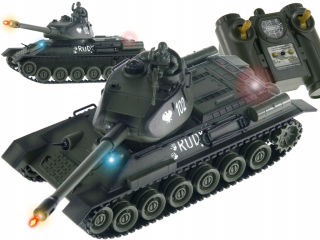 BIG TANK T34 CONTROLLED RUDY 102 tankov ZÁSAH