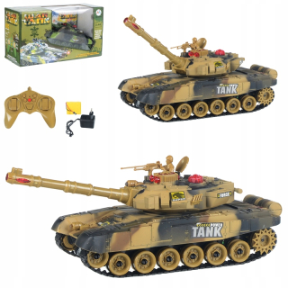 BIG TANK diaľkové ovládanie RC CAMOUFLAGE DESERT