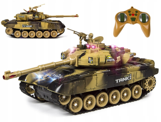 BIG TANK diaľkové ovládanie RC tank vojny 9993 34cm