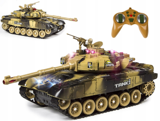 BIG TANK WAR TANK diaľkovo ovládané LED 9993