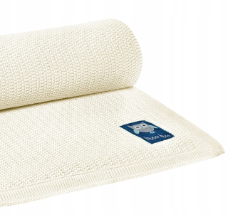 Prikrývka, prehozy na posteľ - Veľká prikrývka Ecri Ecru bambus 100% 100x120 XL