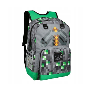 Minecraft - Veľká batohová školská taška Minecraft USB NOVINKA
