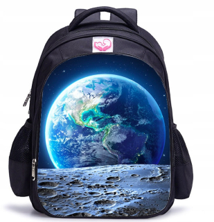 Školská taška, batoh - Veľký Bathpack Schoolbag Galaxy Cosmos Planéty