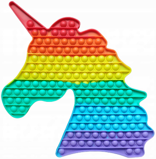 Veľký pop it xxl unicorn fidget hračky anti-stres