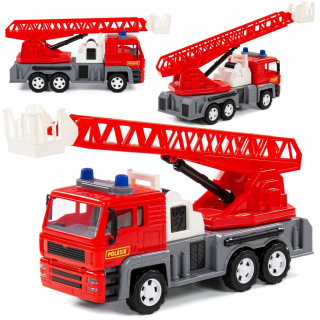 Big Car Fire Truck s rebríkom Crane Wader