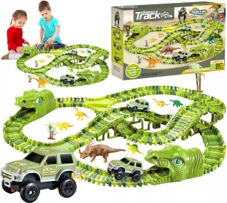 Veľký automobilový závod tunely Dinosaurs