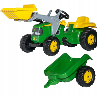 Veľký traktor John Deere pre deti príves