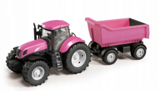 BIG traktorové sklápacie otvorenie dverí PINK 116