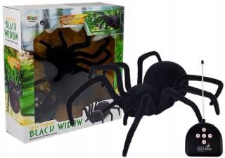 BIG chlpatý pavúk diaľkovo ovládané Black Widow