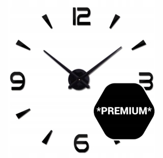 Samolepky do detskej izby - Veľké nástenné hodiny 4 číslice *Premium *