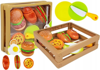 KIT PRE REZANIE BIG BURGER u detí suchého zipsu