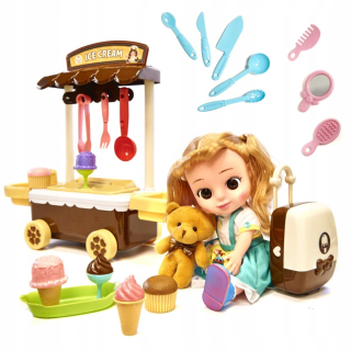 SET OF BIG DOLL SHOP Hlasu Cukiernia Ice Cream