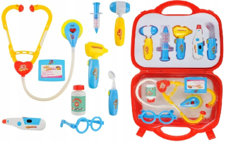 Veľký lekársky set. Little Doctor Doctor v kufri