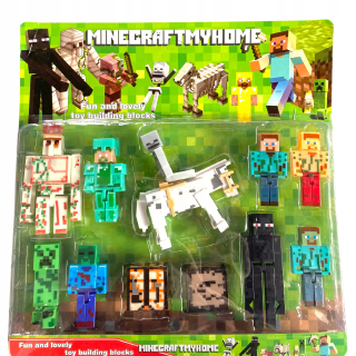 Minecraft - Big Sada Minecraft Enderman Crepper kone Golem