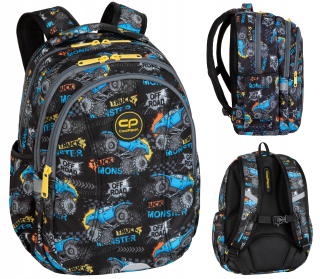 Školský batoh - Coolpack Monster Truck Two -Chamber School Batoh