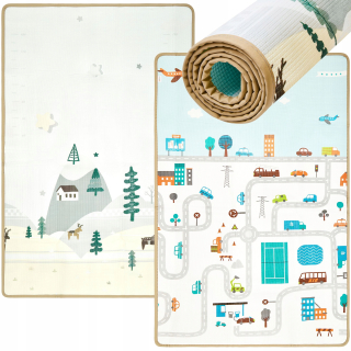 Obojstranne XPE Foam Mat vývalkov 180x120x0.5cm