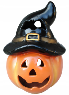 Pokladnička pre deti - Tekvica na halloween veľkú keramickú ozdobu