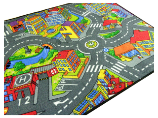 CARS AUTA - Koberec pre deti 120x200 ulic