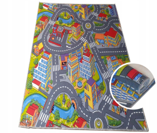 CARS AUTA - Koberec pre deti 250x270 ulity City Cars Kids